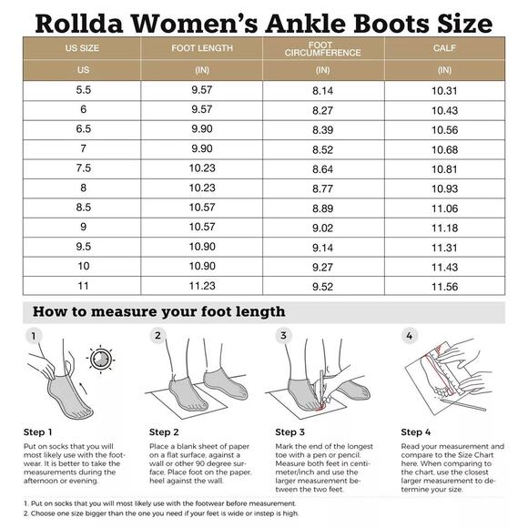 1906 Rollda Women's Chelsea Boots Low Heel Round Toe Fashion Ankle Booties White - Picture 7 of 8